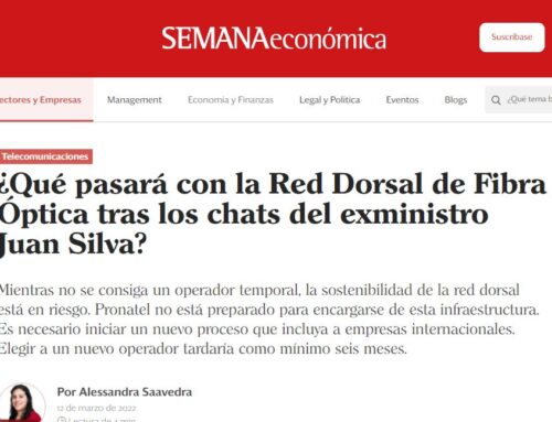  ¿Qué pasará con la Red Dorsal de Fibra Óptica tras los chats del exministro Juan Silva?  14 de marzo 